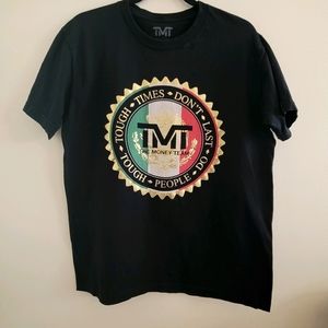 THE MONEY TEAM black graphic T-shirt size L